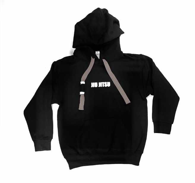 Kids Grey Belt Ranked Hoodie