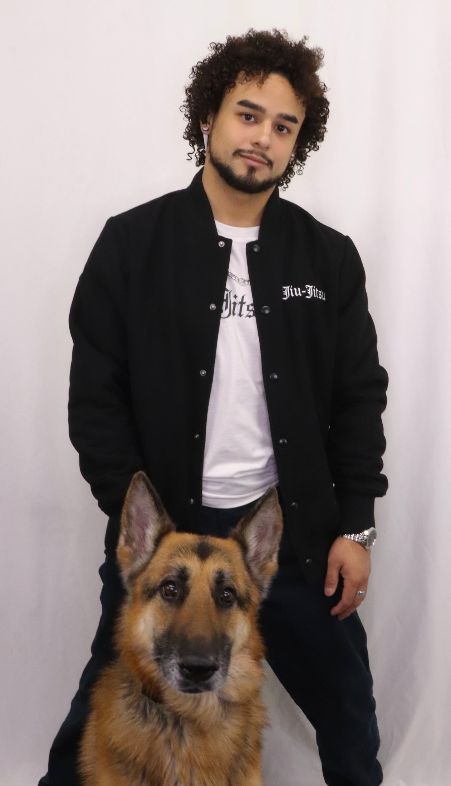 Felt Bomber Jacket (Dog not included)