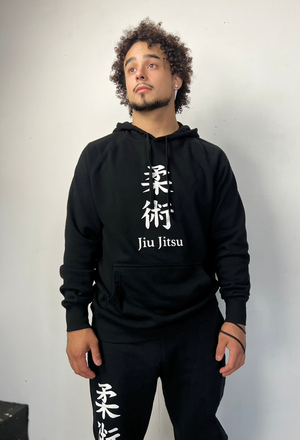 Black Japanese Jiu Jitsu Hoodie